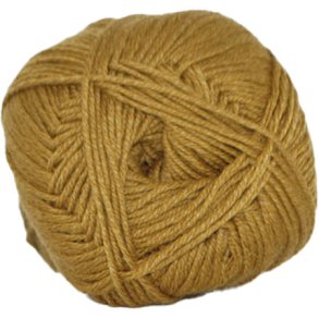 Hjertegarn Lana Cotton 212 - Bomuldsgarn - Merino Garn -  fv 836 Senneps Gul