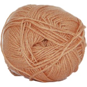 Hjertegarn Lana Cotton 212 - Bomuldsgarn - Merino Garn - 1333 Nougat Farvet
