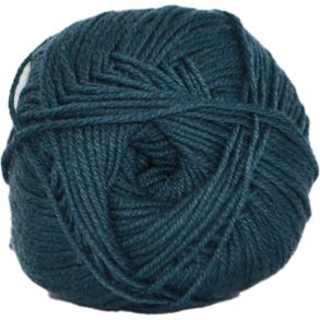 Hjertegarn Lana Cotton 212 - Bomuldsgarn - Merino Garn -  fv 4220 Mrk Petrol