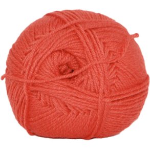 Hjertegarn Lana Cotton 212 - Bomuldsgarn - Merino Garn - 1448 Mrk orange