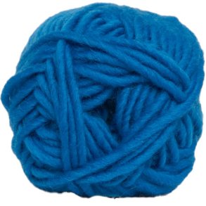 Hjertegarn naturull Garn - fv 7159 Mrk Turkis