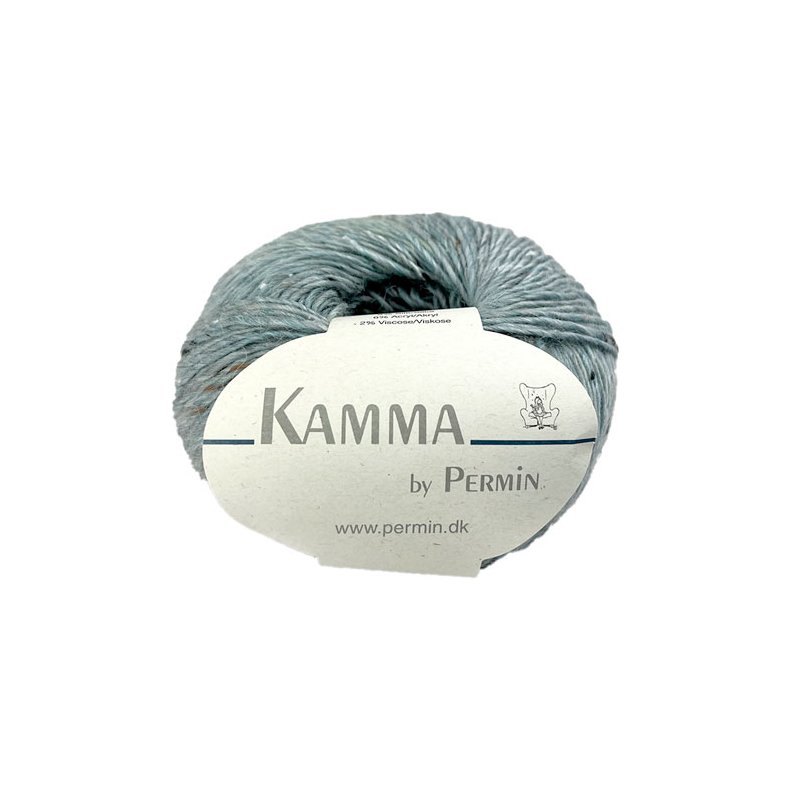 Kamma By Permin - Alpaca &amp; Siden Ullgarn - Fv 889503 Duva Bl Nistret