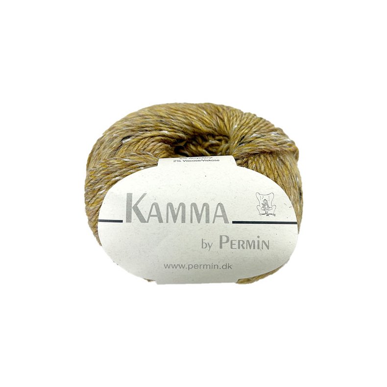 Kamma By Permin - Alpaca &amp; Silk ullgarn - Fv 889513 Curry