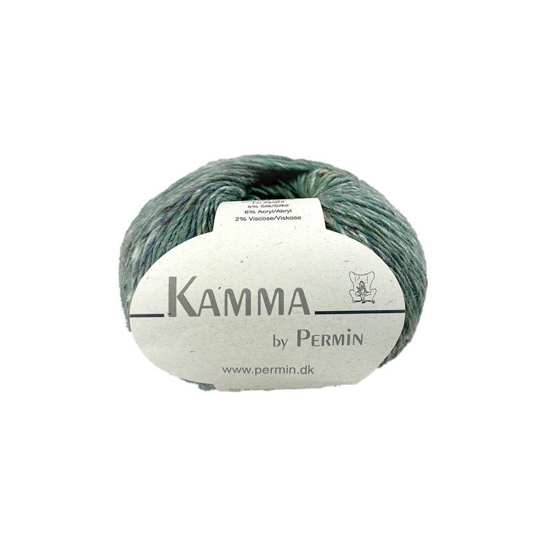 Kamma By Permin - Alpaca &amp; Silk ullgarn - Fv 889525 Sage