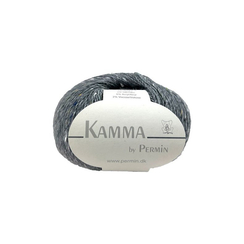 Kamma By Permin - Alpaca &amp; Silk ullgarn - Fv 889528 Kolgr