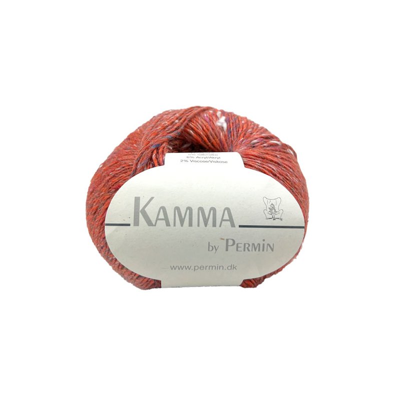 Kamma By Permin - Alpaca &amp; Silk ullgarn - Fv 889530 Burnt Orange