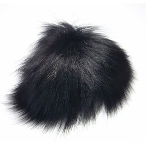 Pompong - kte kaninhr pompong - Svart 90 mm