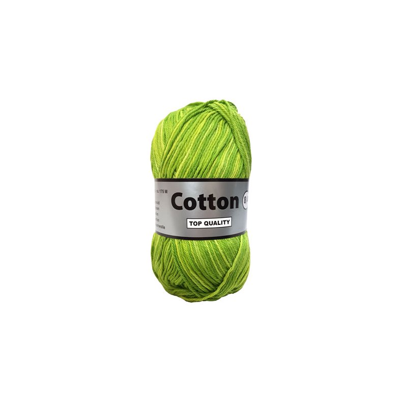  Cotton 8/4 - Flerfarvet Bomuldsgarn - Fv - 627 
