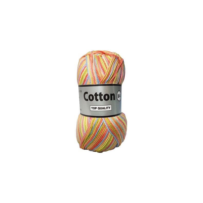 Cotton 8/4 - Flerfarvet Bomuldsgarn - Fv - 634