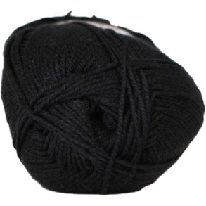 Hjertegarn Lana Cotton 212 - Bomuldsgarn - Merino Garn - fv 500 Sort