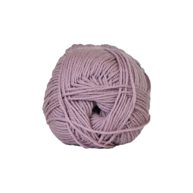 Hjertegarn Lana Cotton 212 - Bomullsgarn - Merino Garn - 3304 Lavendel