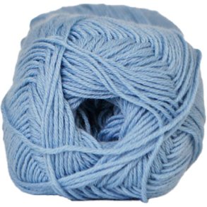  Hjertegarn Lana Cotton 212 - Bomuldsgarn - Merino Garn - fv 6007 Lyse Bl