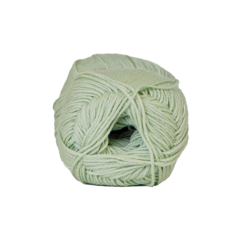 Hjertegarn Lana Cotton 212 - Bomullsgarn - Merino Garn - fv 7093 Mint Grn