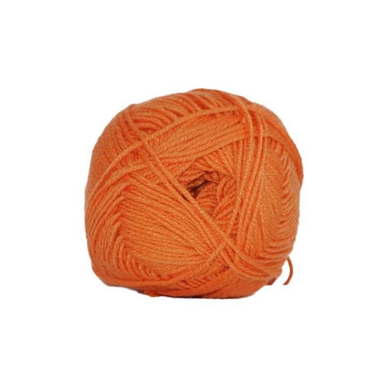 Hjertegarn Lana Cotton 212 - Bomullsgarn - Merino Garn -  1346 Orange