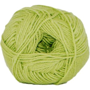 Hjertegarn Lana Cotton 212 - Bomuldsgarn - Merino Garn -  1435 Lime Grn