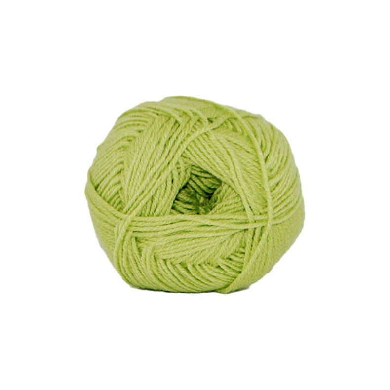 Hjertegarn Lana Cotton 212 - Bomullsgarn - Merino Garn -  1435 Lime Grn