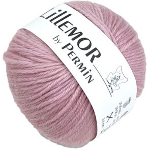 Lillemor Permin 100% kologisk Hndlavet Merinouldgarn Fv 882805 Pink