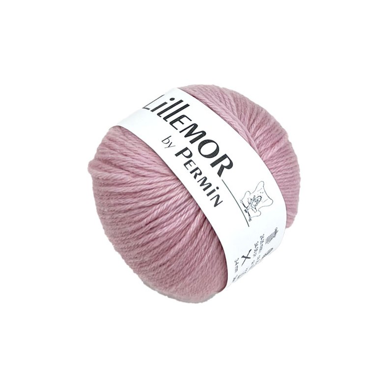 Lillemor Permin 100% Ekologisk Handgjord Merinoullgarn Fv 882805 Pink