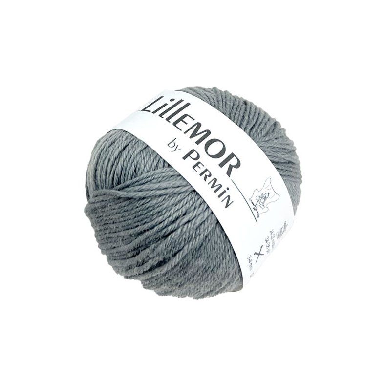 Lillemor Permin 100% kologisk Hndlavet Merinouldgarn Fv 882807 Gr