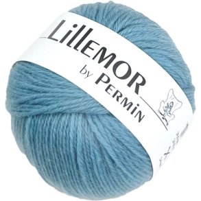 Lillemor Permin 100% kologisk Hndlavet Merinouldgarn Fv 882809 Jeans