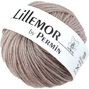 Lillemor Permin 100% kologisk Hndlavet Merinouldgarn Fv 882811 Beige