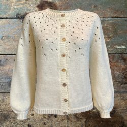 Strikkekit cardigan - model Lineas Trje