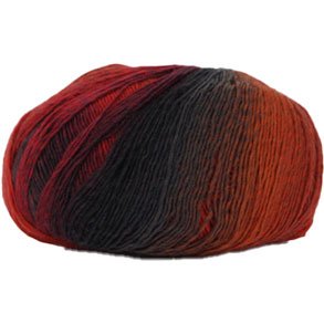 Hjertegarn Long Colors - Bldt uldgarn - Fv 17 Flerfarvet