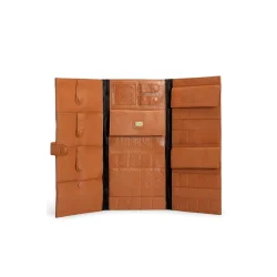 Lder Etui Til Strik &amp; Hkle Udstyr - Muud Lder Etui Fv Cognac Lucy QB-4404