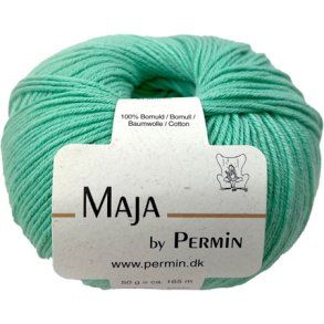 Maja Permin - 100% Bomullsgarn Fv 880363  Neo Mint