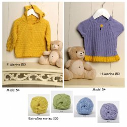 Baby strikkeopskrift nr 54