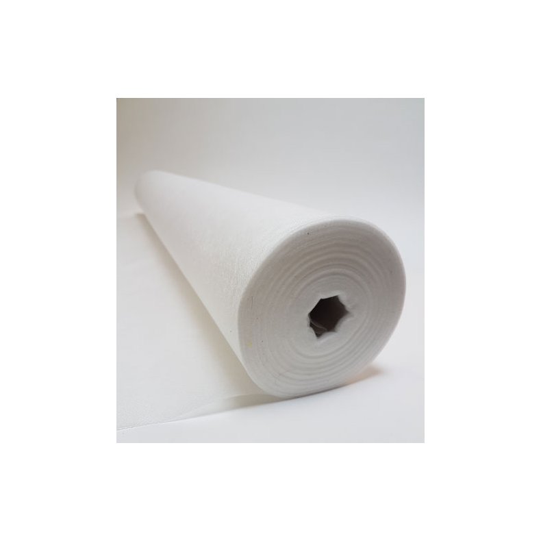 Mnsterpapper - Nonwoven vit o,80 m bred