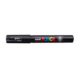 Posca PC-1M 0,7 - 1mm Sort - 24
