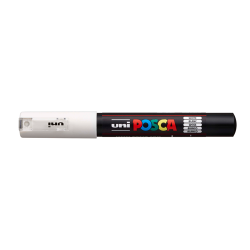 Posca PC-1M 0,7 - 1mm Hvid - 1