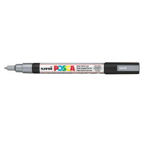 Posca Tusser - PC-3M 0,9 - 1,3 mm 1 stk Slv 26