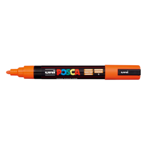 Uni Posca Tusser PC-5M 1 st 1,8-2,5 Orange 4