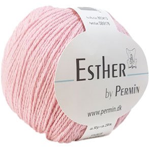 Permin Esther Garn - fv 883413 Ljus Rd