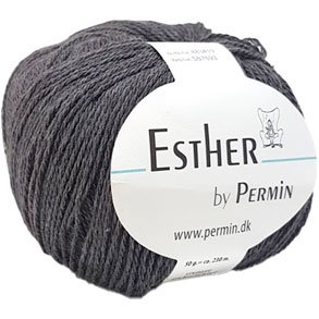 Permin Esther Garn - fv 883419 Koks Gr