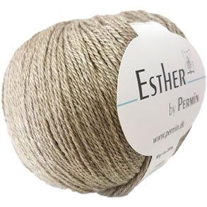 Permin Esther Garn - fv 883404 Mrk Beige