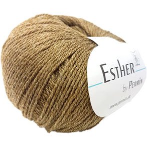 Permin Esther Garn - fv 883405 Olivengrn