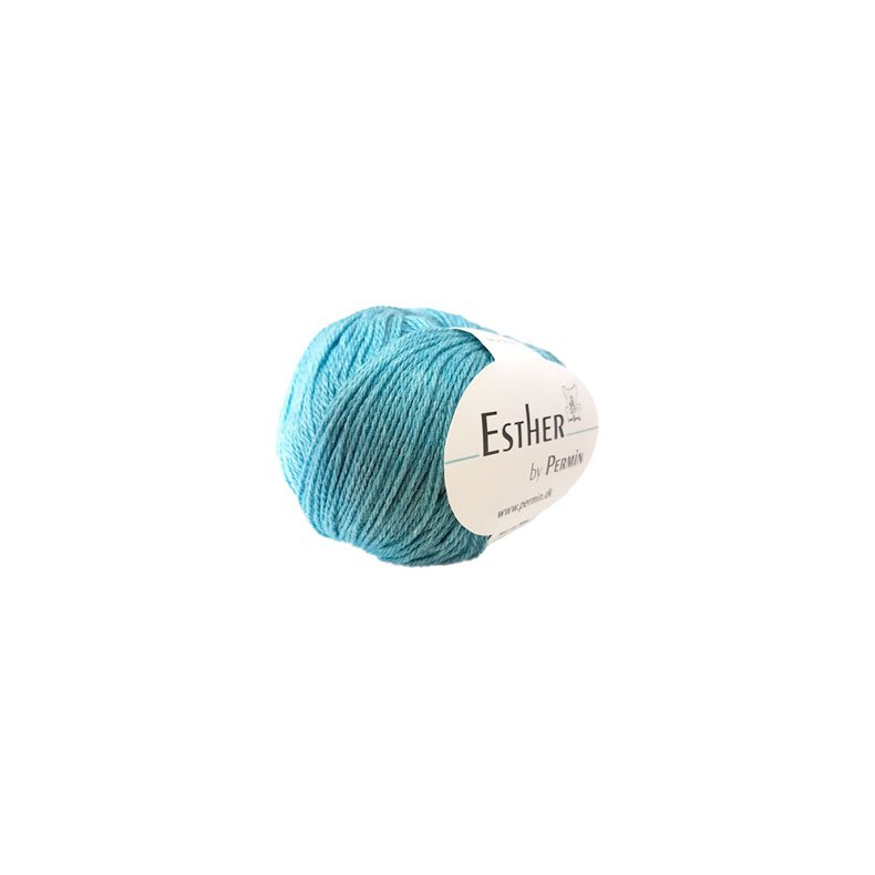 Permin Esther Garn - fv 883423 Aqua Grn