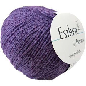 Permin Esther Garn -fv 883430 Mrk Lilla