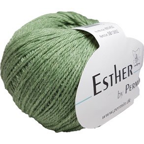 Permin Esther Garn -fv 883432 Pastellgrn