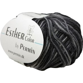 Permin Esther Garn - fv 883972 Fv Gr / Ljusgr / Koksgr