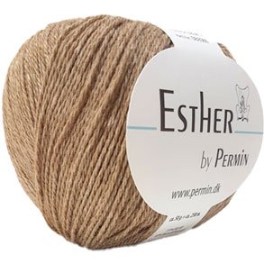 Permin Esther Garn - fv 883417 Mrk Beige