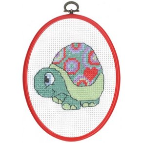 Broderi - Tlle broderi til brn - 92-5842 med Skildpadde