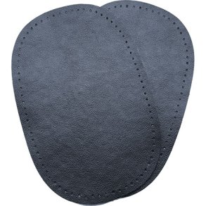 Reparationslapp - Armbgelappar/Knlappar Imiterad lder marinbl 2 stk 10 x 15 cm - 0054