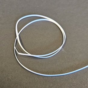 SATINBAND DB. 1,5 MM VITT/Vimpelgirlandsband - 31523-0201