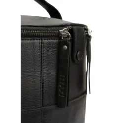 Strikketaske - Strikkeopbevaring Muud Lder Taske Fv Sort - Saturn XL QB-2530R9