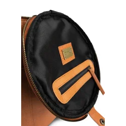 Strikketaske - Strikkeopbevaring Muud Lder Taske Fv Cognac - Saturn XL QB-2530R9