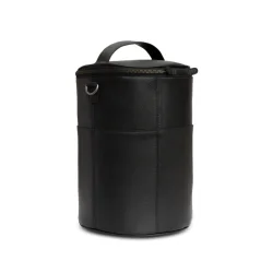 Strikketaske - Strikkeopbevaring Muud Lder Taske Fv Sort - Saturn XL QB-2530R9